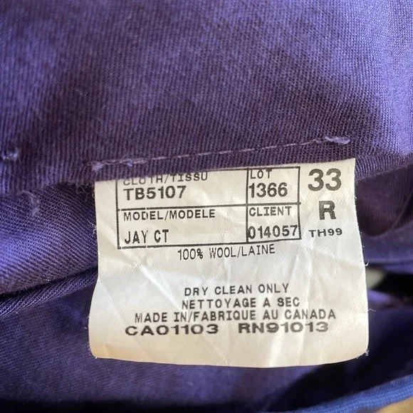 Ted Baker Mens 100% Wool Navy Suit and Pants